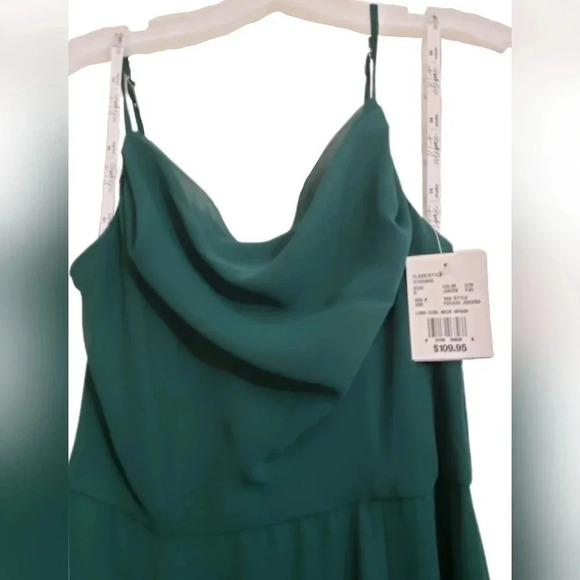 DB Studio, Size 0, Strappy Dress in Juniper Green - Picture 3 of 5
